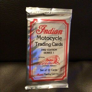 Indian motorcycle collectible cards
